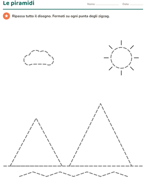 Anteprima della scheda di Disegni tratteggiati per Scuola dell'infanzia (5-7 anni)