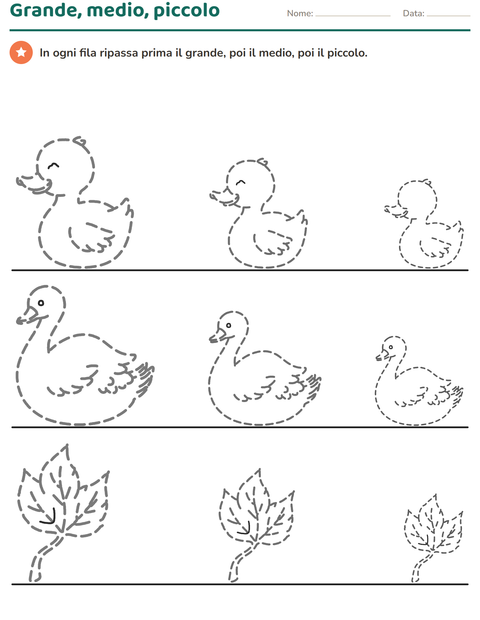 Anteprima della scheda di Disegni tratteggiati per Scuola dell'infanzia (5-7 anni)