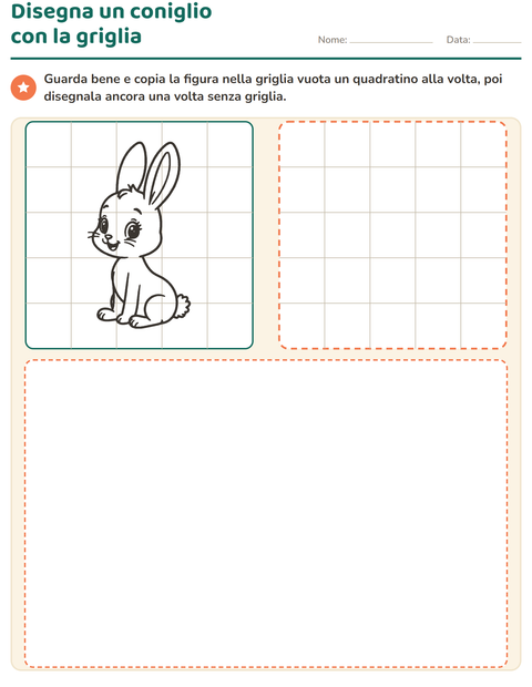 Anteprima della scheda di Disegno guidato per Scuola primaria classe prima