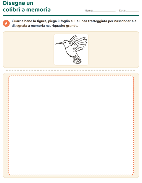 Anteprima della scheda di Disegno guidato per Scuola primaria classe seconda