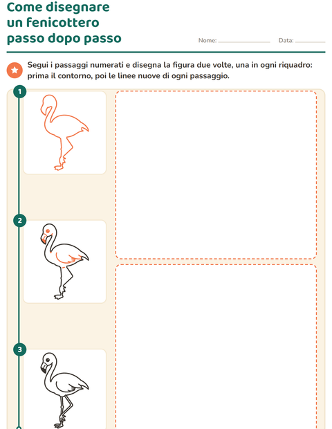 Anteprima della scheda di Disegno guidato per Scuola dell'infanzia (5-7 anni)