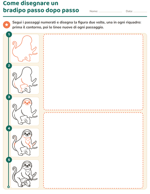 Anteprima della scheda di Disegno guidato per Scuola dell'infanzia (5-7 anni)