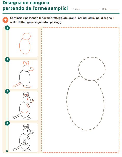 Anteprima della scheda di Disegno guidato per Scuola dell'infanzia (5-7 anni)