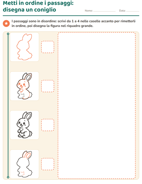 Anteprima della scheda di Disegno guidato per Scuola primaria classe prima