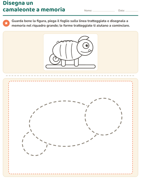 Anteprima della scheda di Disegno guidato per Scuola primaria classe seconda