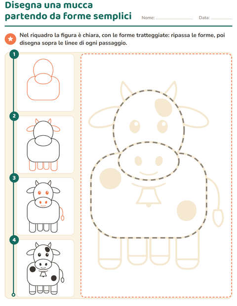 Anteprima della scheda di Disegno guidato per Scuola dell'infanzia (5-7 anni)