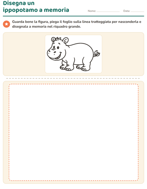 Anteprima della scheda di Disegno guidato per Scuola primaria classe seconda