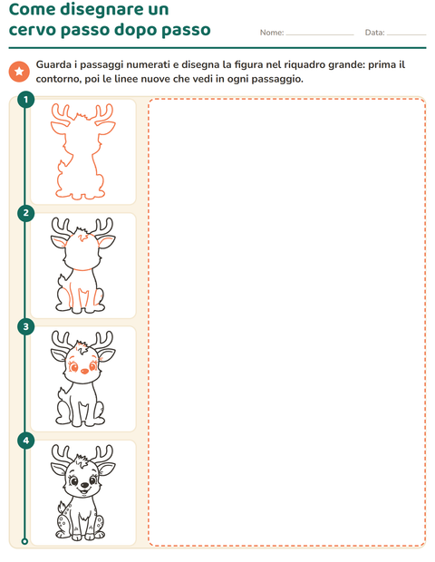 Anteprima della scheda di Disegno guidato per Scuola dell'infanzia (5-7 anni)