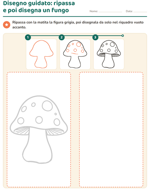 Anteprima della scheda di Disegno guidato per Scuola dell'infanzia (5-7 anni)