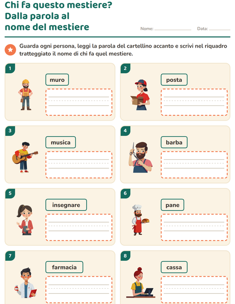 Anteprima di Chi fa questo mestiere? Dalla parola al nome del mestiere