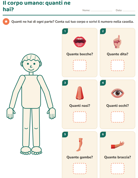 Il corpo umano: quanti ne hai?