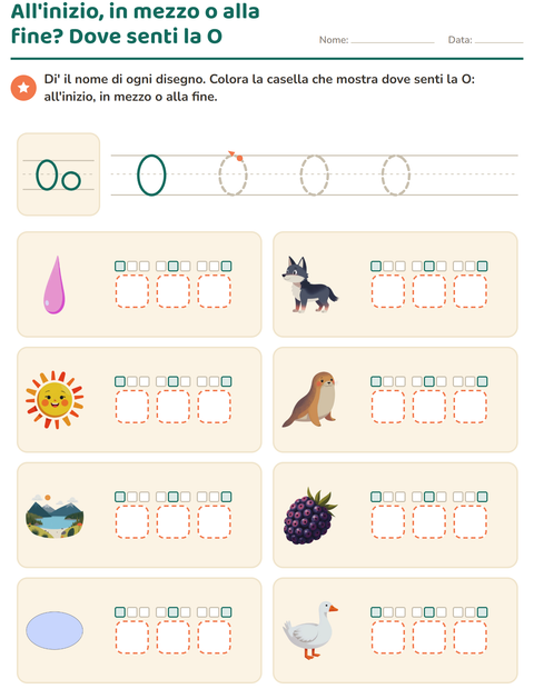 Anteprima della scheda di La lettera della settimana per Scuola dell'infanzia (5-7 anni)