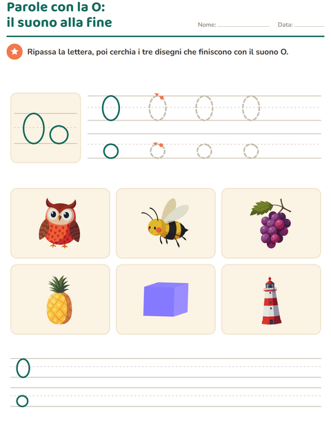 Anteprima della scheda di La lettera della settimana per Scuola dell'infanzia (5-7 anni)