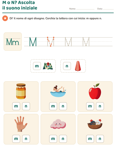 Anteprima della scheda di La lettera della settimana per Scuola dell'infanzia (5-7 anni)