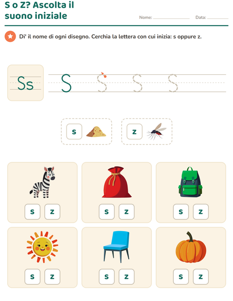 Anteprima della scheda di La lettera della settimana per Scuola dell'infanzia (5-7 anni)