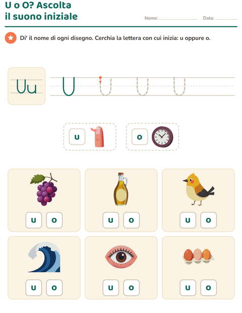 Anteprima della scheda di La lettera della settimana per Scuola dell'infanzia (5-7 anni)