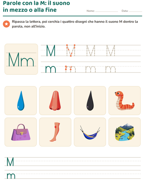 Anteprima della scheda di La lettera della settimana per Scuola dell'infanzia (5-7 anni)
