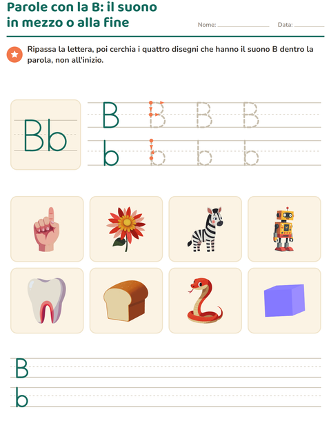 Anteprima della scheda di La lettera della settimana per Scuola dell'infanzia (5-7 anni)