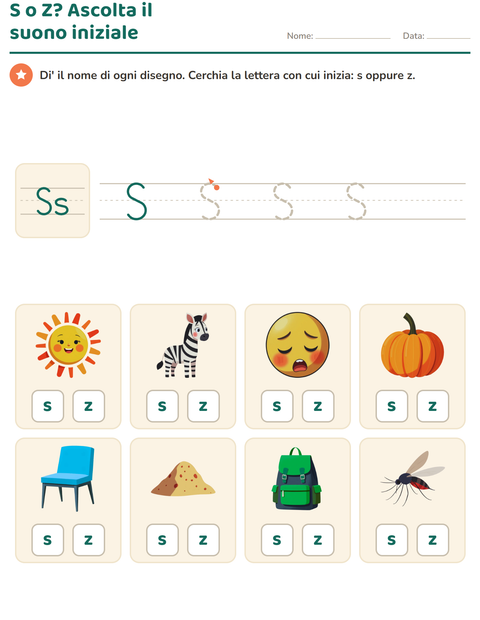 Anteprima della scheda di La lettera della settimana per Scuola dell'infanzia (5-7 anni)