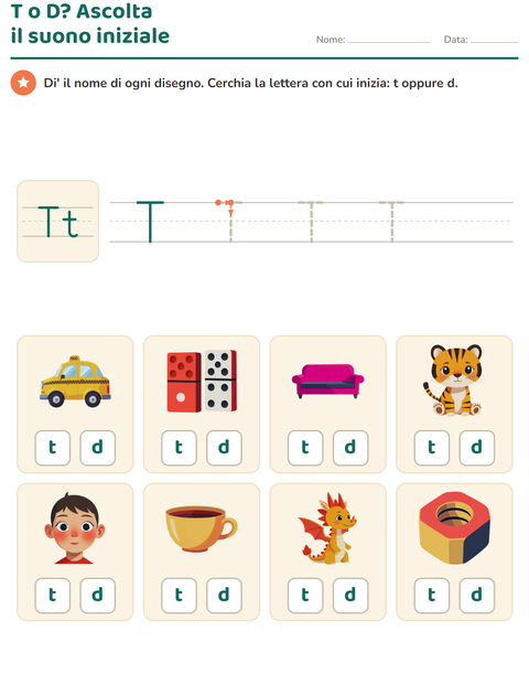 Anteprima della scheda di La lettera della settimana per Scuola dell'infanzia (5-7 anni)