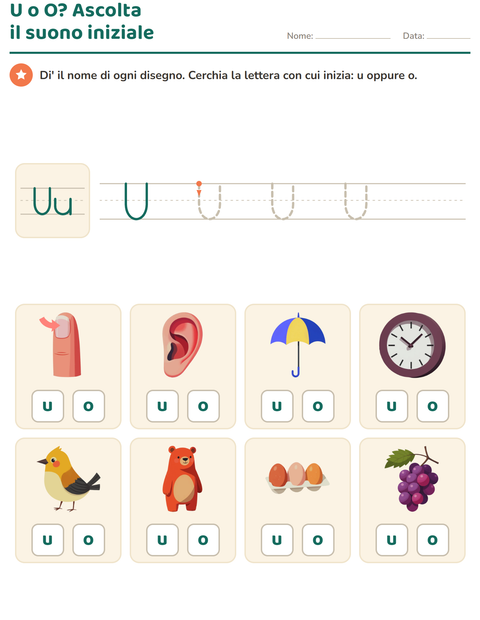 Anteprima della scheda di La lettera della settimana per Scuola dell'infanzia (5-7 anni)