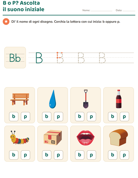 Anteprima della scheda di La lettera della settimana per Scuola dell'infanzia (5-7 anni)
