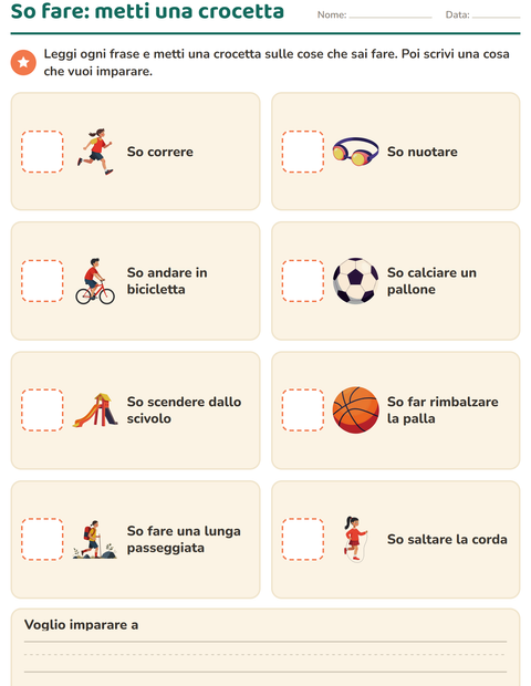Anteprima della scheda di Mi presento per Scuola dell'infanzia (5-7 anni)