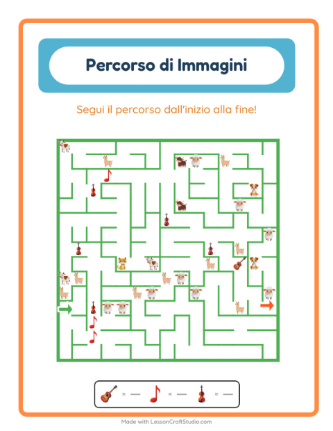 Anteprima della scheda di Percorso Illustrato con Musica per Scuola dell'infanzia (5-7 anni)