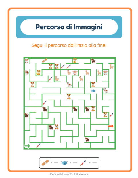 Anteprima della scheda di Percorso Illustrato con Ospedale per Scuola dell'infanzia (5-7 anni)