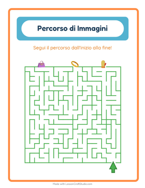 Anteprima della scheda di Percorso Illustrato con Accessori per Scuola dell'infanzia (5-7 anni)
