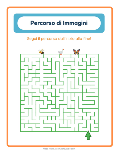 Anteprima della scheda di Percorso Illustrato con Cose che volano per Scuola dell'infanzia (5-7 anni)