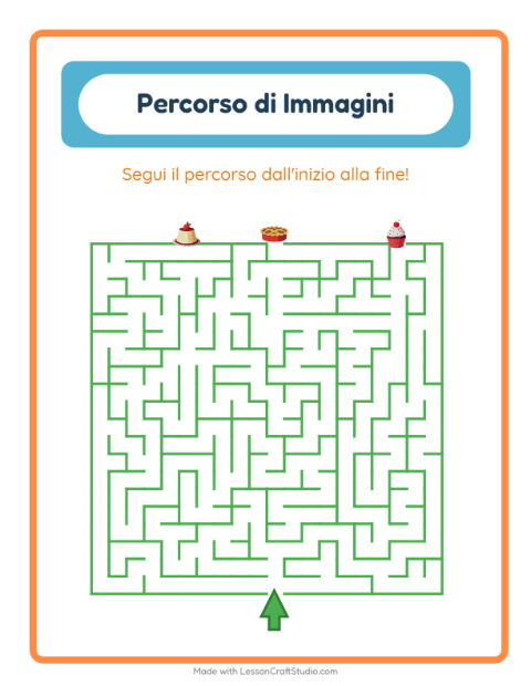 Percorso illustrato – Dolci e dolciumi