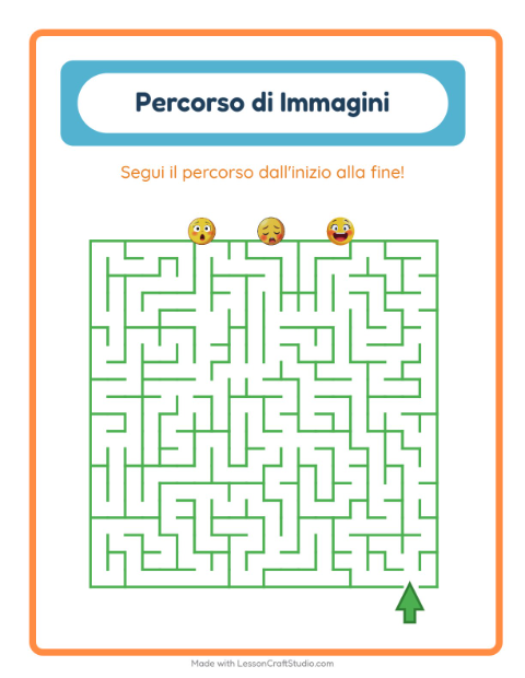Anteprima della scheda di Percorso Illustrato con Emozioni per Scuola dell'infanzia (5-7 anni)