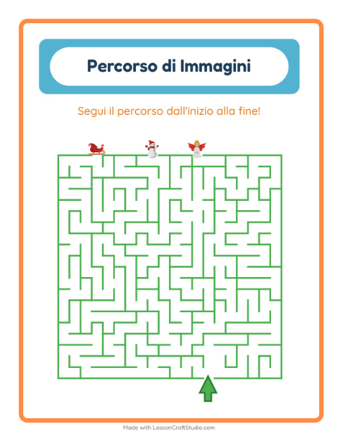 Percorso illustrato – Natale