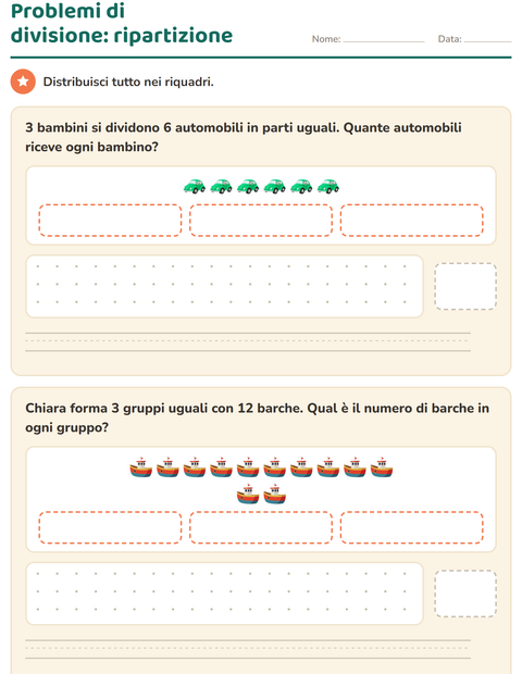 Anteprima della scheda di Problemi con addizioni e sottrazioni con Giocattoli per Scuola primaria classe terza
