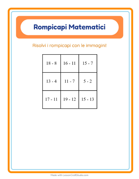 Puzzle da scoprire – Natale