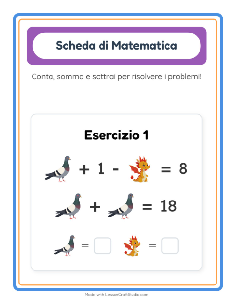 Calcoli illustrati – Cose che volano