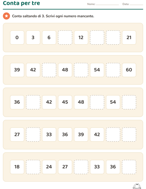 Anteprima della scheda di Tabella dei numeri con Natale B&N per Scuola primaria classe seconda