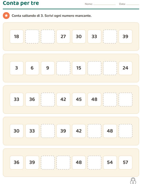 Anteprima della scheda di Tabella dei numeri con San Valentino BN per Scuola primaria classe seconda