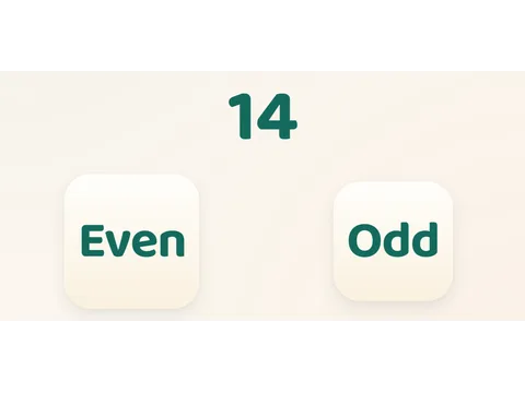 Even or Odd — interactive K-3 activity