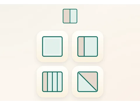 Mêmes parts, formes différentes