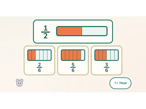 La boulangerie de Miette : fractions équivalentes