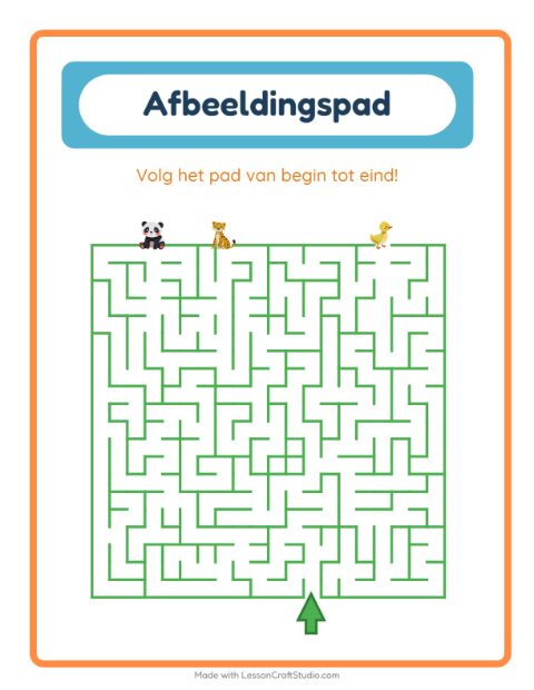 Volg het pad – Dieren