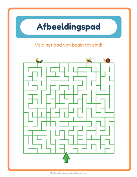 Volg het pad – Insecten en beestjes