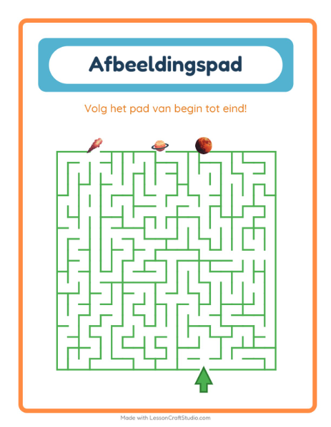 Volg het pad – Ruimte