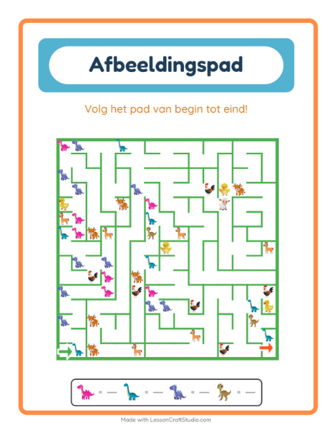 Volg het pad – Dinosaurussen