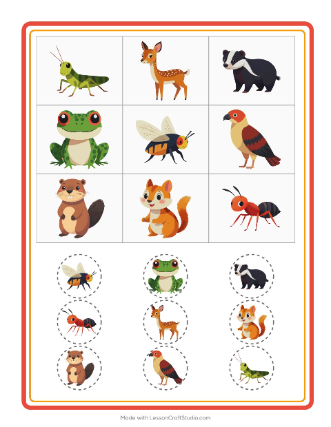 Beeldbingo – Boswezens