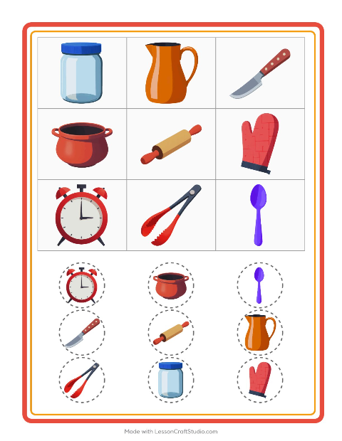 Beeldbingo – Keukengerei