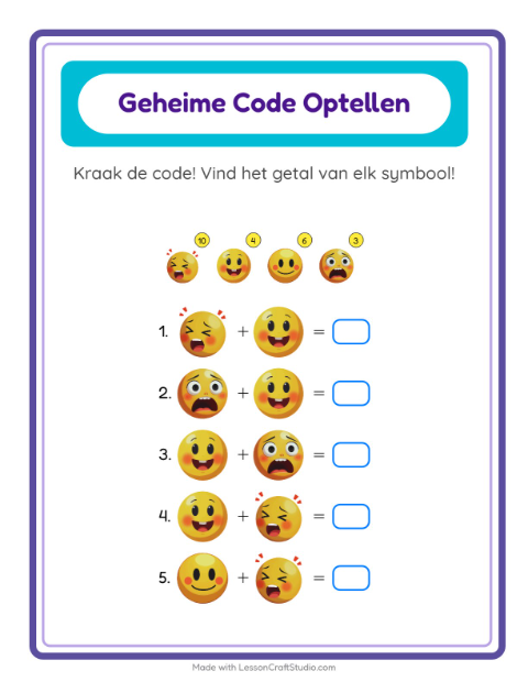 Rekencode – Emoties