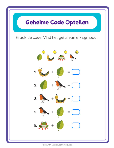 Rekencode – Lente